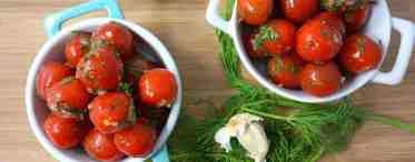 Быстрый рецепт малосольных помидор обыкновенных и черри