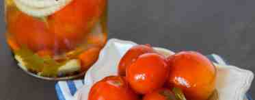 Консервированные помидоры с луком. Рецепты