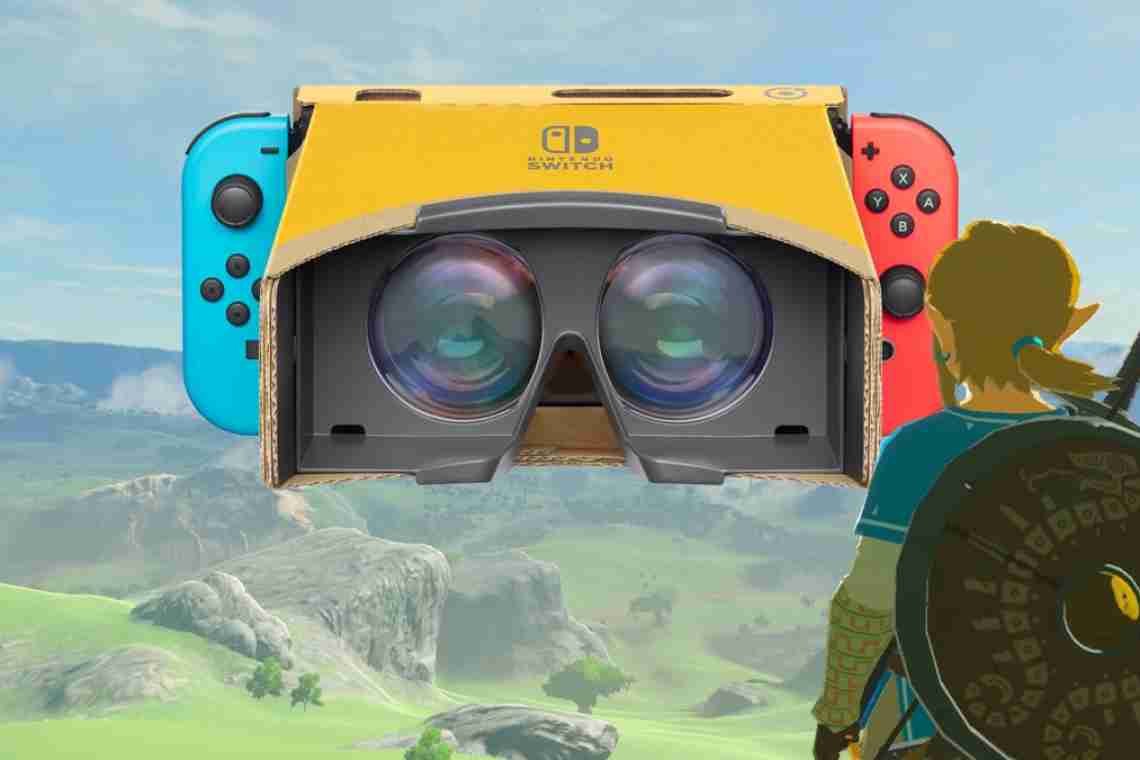 У Mario Odyssey і Breath of the Wild з'явиться VR-оточення для набору Nintendo Labo