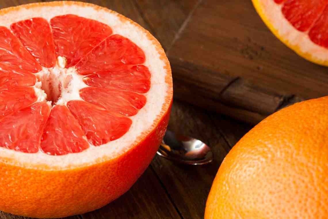 Красный грейпфрут: польза и вред, калорийность