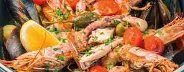 Морепродукты: калорийность, польза, блюда с морепродуктами