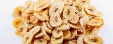 Банановые чипсы: польза и вред, состав, свойства, калорийность