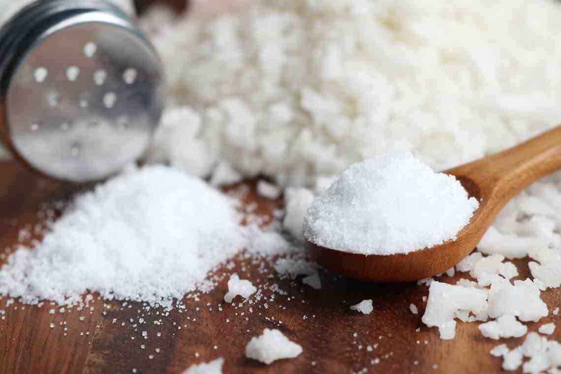 Поваренная соль в кулинарии