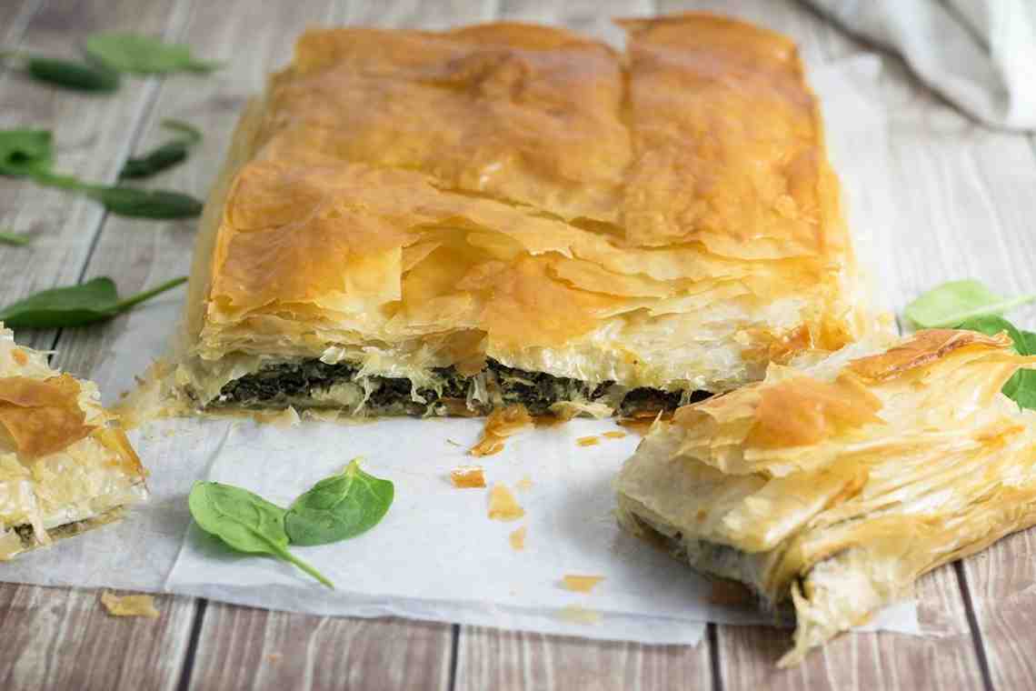 Греческий пирог: рецепт приготовления