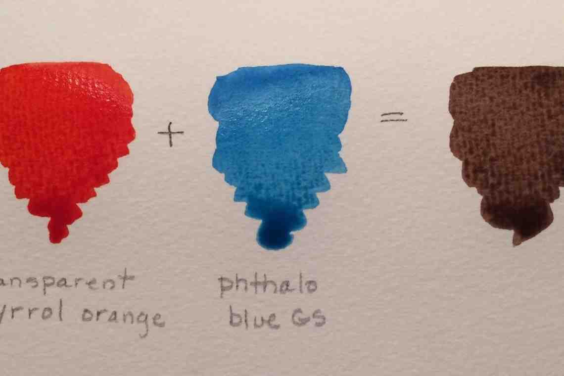 Из каких красок можно получить телесный цвет?
