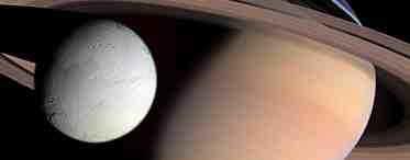 Снимок спутников Сатурна