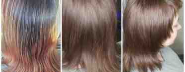 Восстановление цвета волос