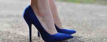 Туфли к синему платью