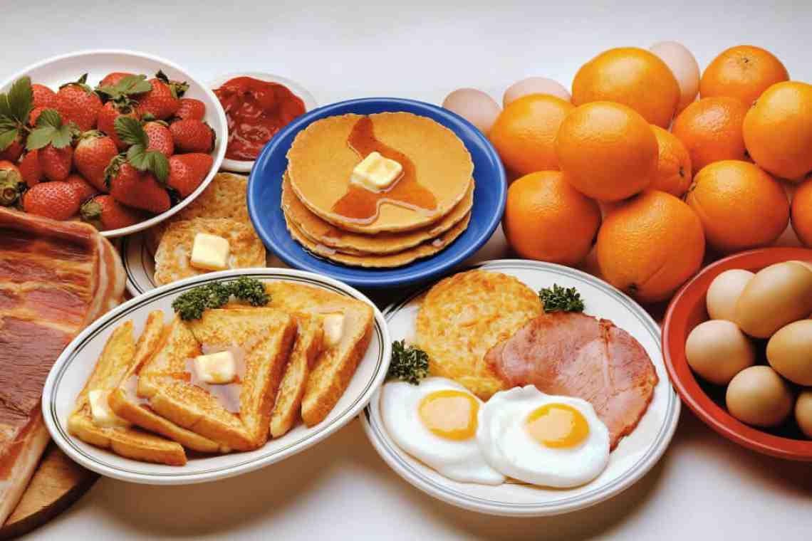 Легкая пища для желудка: список продуктов и блюд