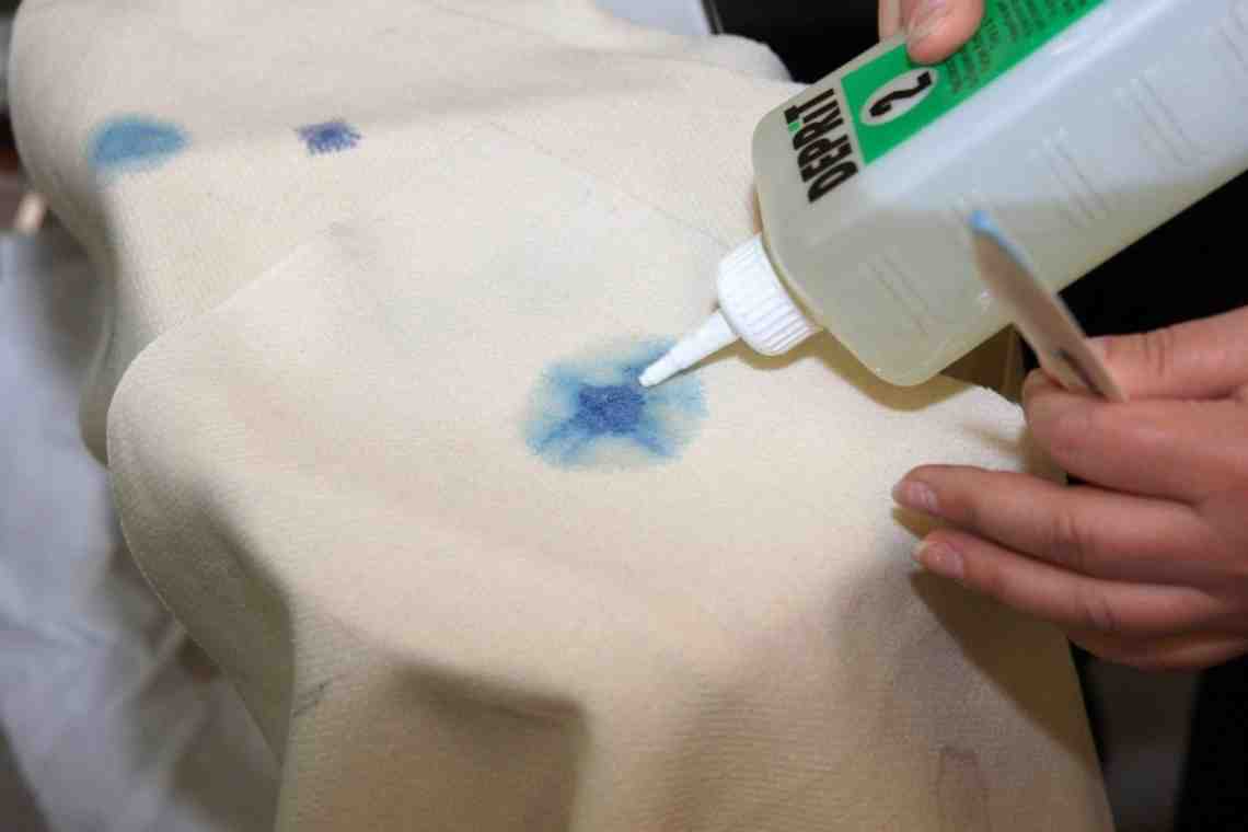 Как вывести краску с ткани