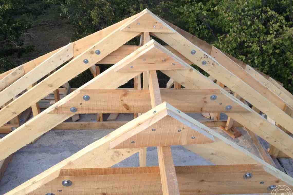 Как сделать крышу двускатная