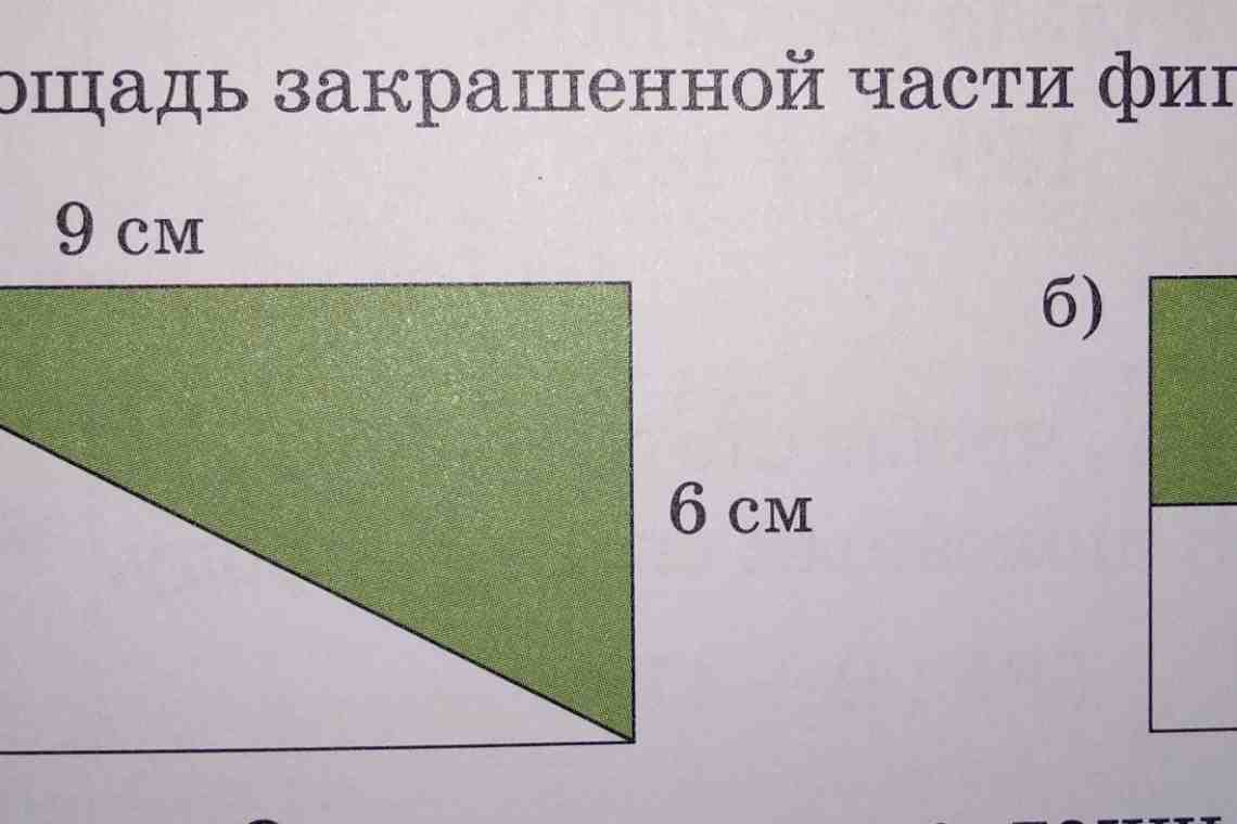 Площадьзакрашеной фигурв