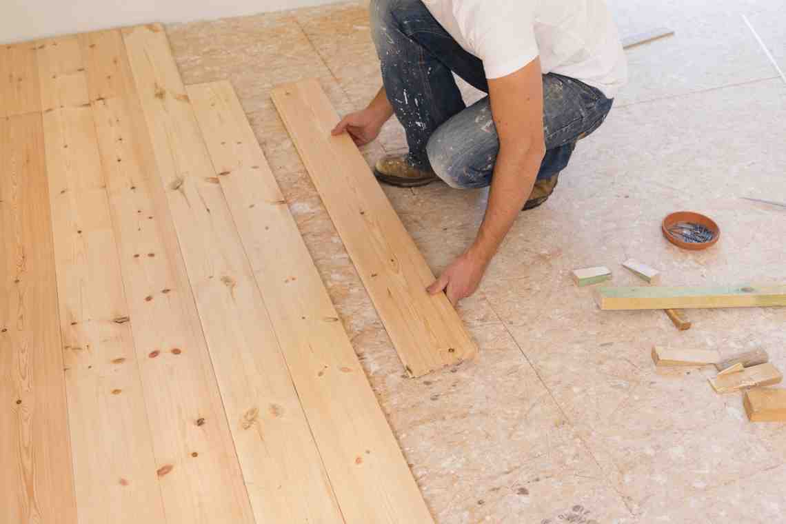Как сделать настил деревянного пола своими руками