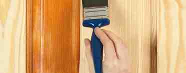 Как покрасить дверь лаком