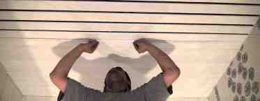 Как монтировать реечные потолки