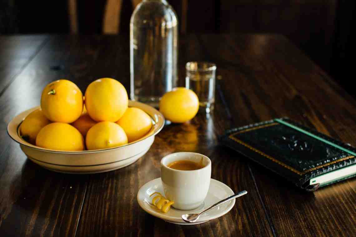 Ароматный кофе с лимоном