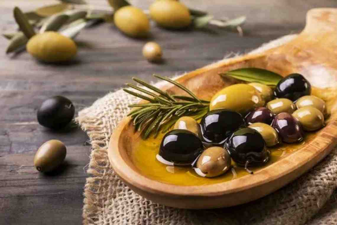 Калорийность оливок и маслин