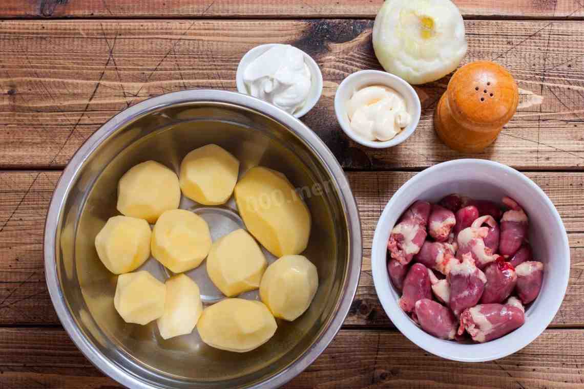 Куриные сердечки с картошкой: рецепты приготовления