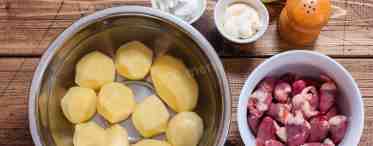 Куриные сердечки с картошкой: рецепты приготовления
