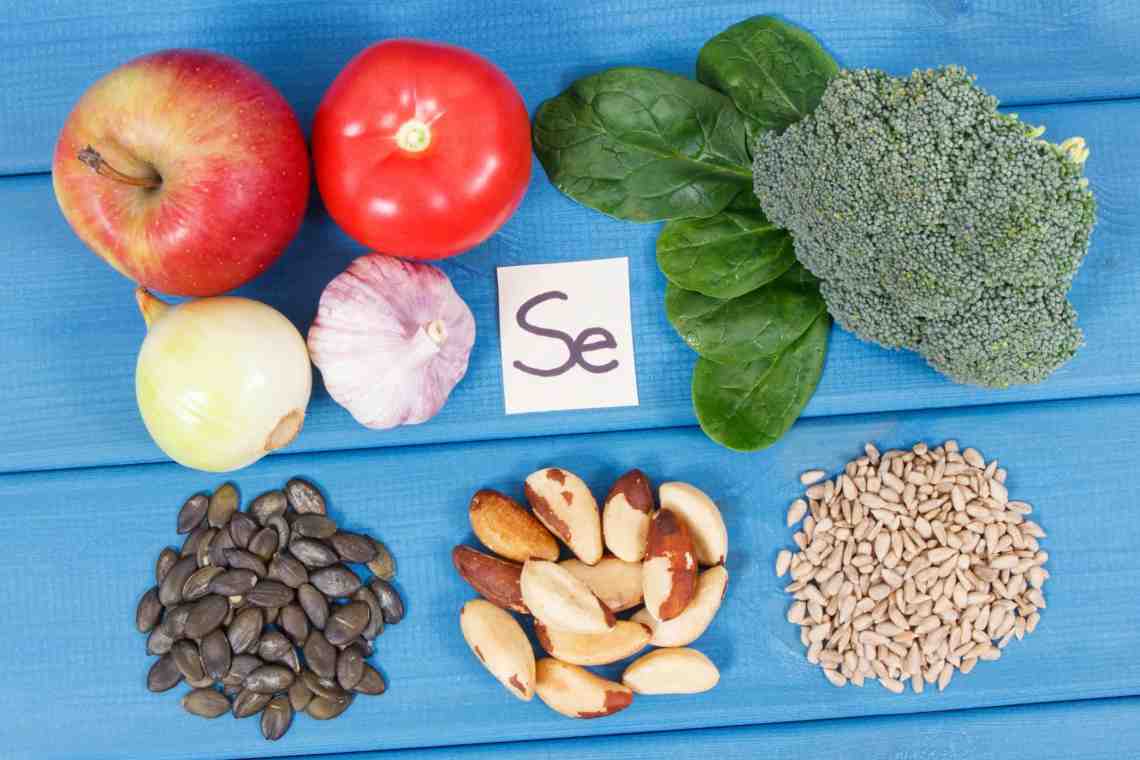 Содержание витаминов и микроэлементов в основных продуктах питания