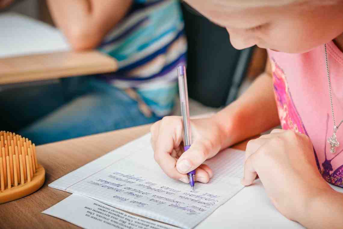 Как научить первоклассника писать