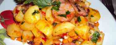 Рецепт жареной картошки с беконом