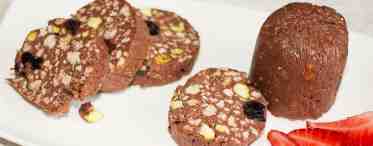 Рецепт шоколадной колбасы из печенья и какао. Как сделать шоколадную колбасу в домашних условиях