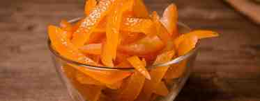 Цукаты из апельсиновых корок - полезные сладости