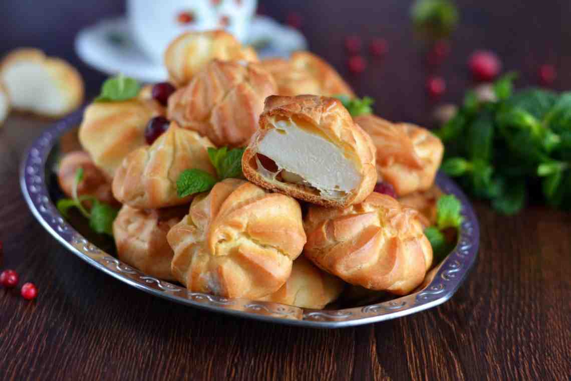 Профитроли с начинкой на любой вкус. Рецепт профитролей с начинкой