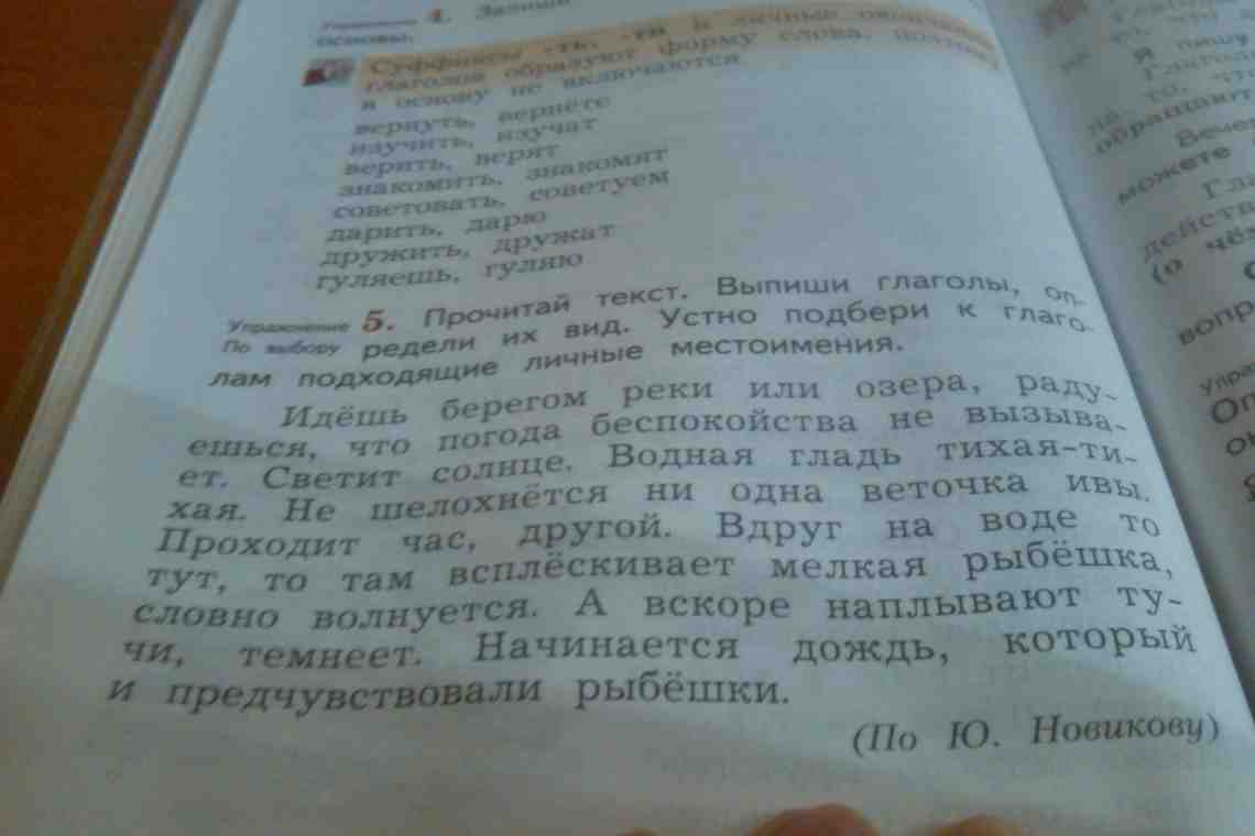 Видовые формы глаголов в русском языке
