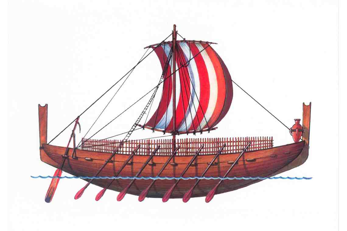 Древнегреческие корабли: описание конструкции, типы и названия с иллюстрациями