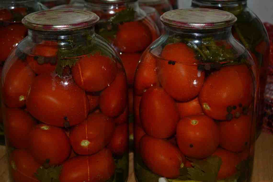Как солить помидоры в банках на зиму в домашних условиях?