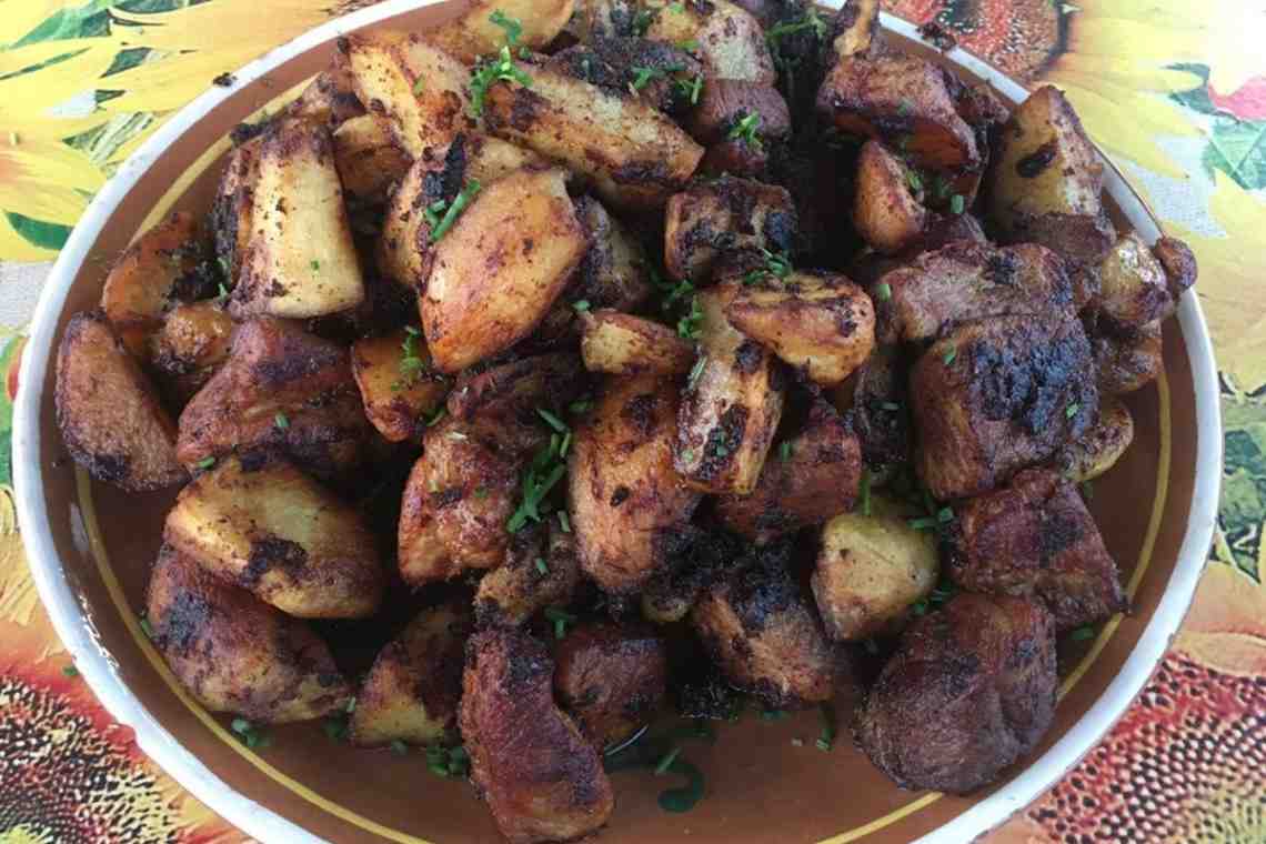 Любимая картошка с мясом