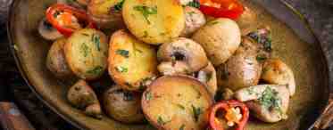 Картошка с грибами - рецепты