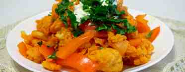 Тушеная цветная капуста с овощами: рецепты блюда с дополнительными ингредиентами