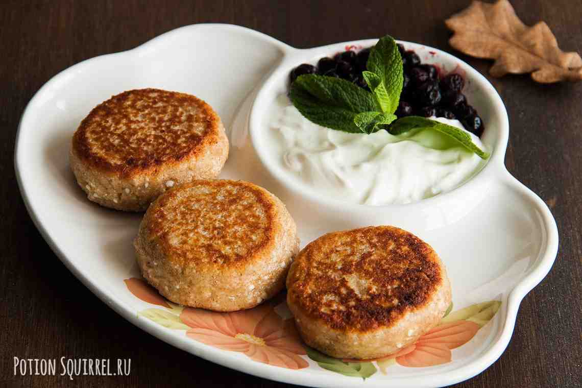 Сырники из творога и овсяной каши