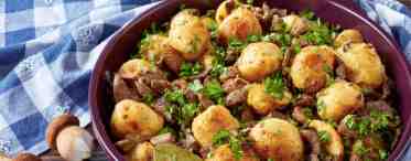 Запеченная картошка с грибами в духовке: рецепт приготовления