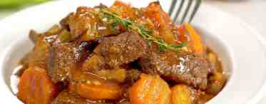 Рагу и жаркое из говядины с картофелем - рецепты приготовления