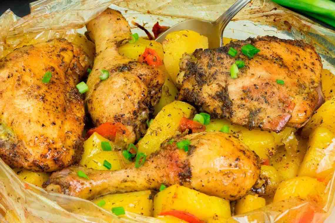 Как запекать курицу с картошкой в рукаве: рецепты приготовления