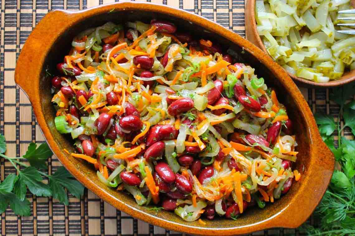 Мексиканский рецепт с фасолью и легкий оригинальный салат