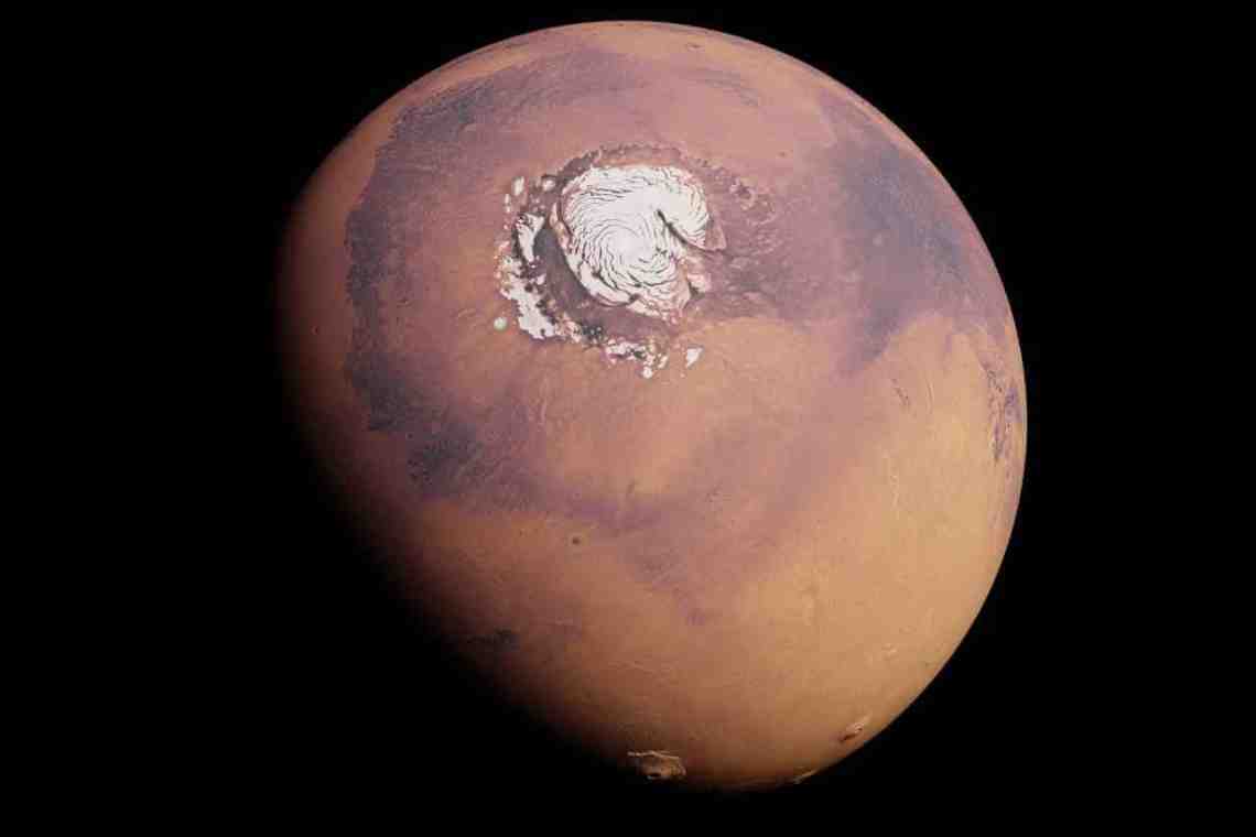 Полярные полюса Марса