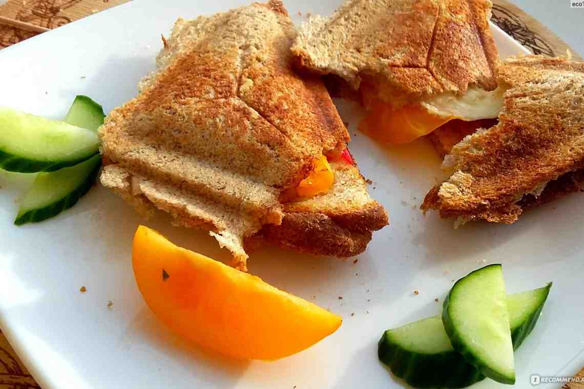 Сэндвичница: рецепты сытного завтрака