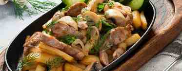 Вкусное мясо с грибами: рецепт приготовления
