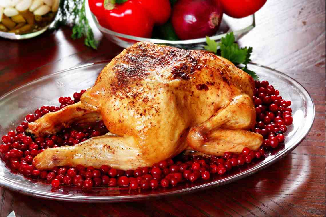 Курица в брусничном соусе: курица к Новому году