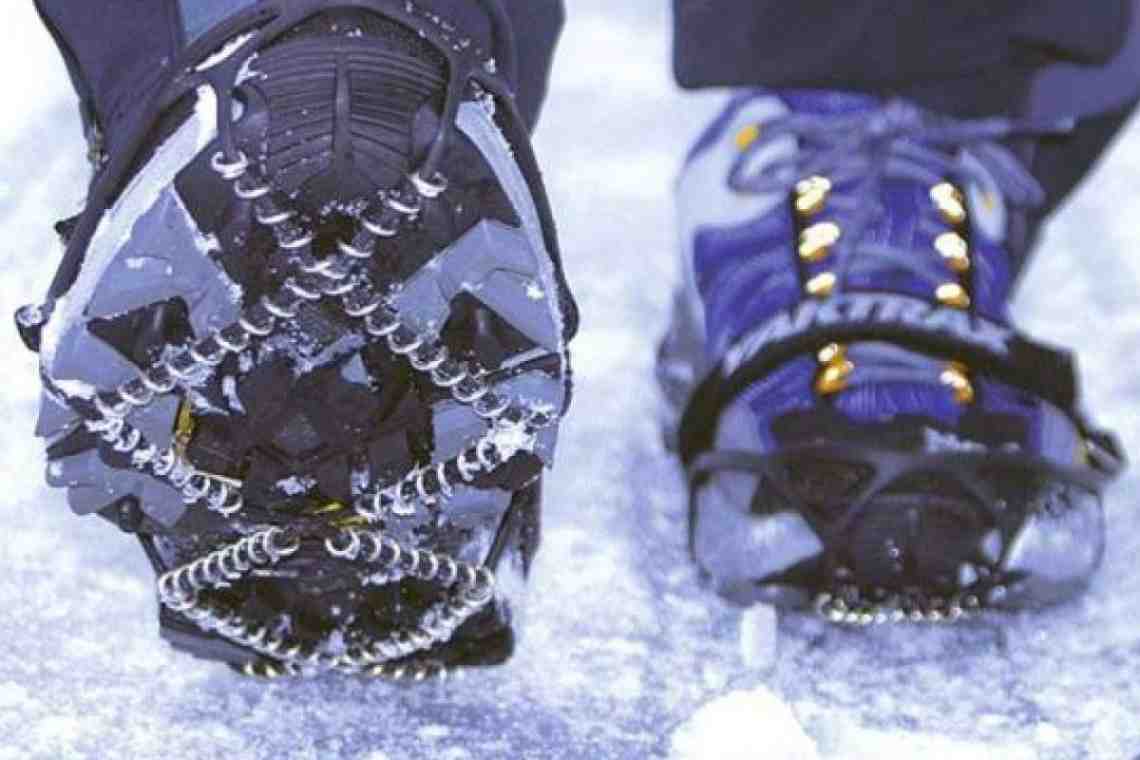 Чтобы обувь не скользила по льду