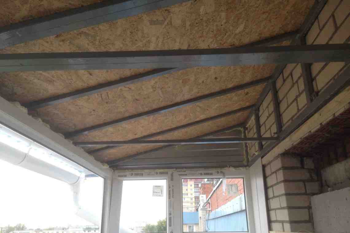 Как сделать крышу для балкона