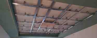 Как установить потолок из гипсокартона