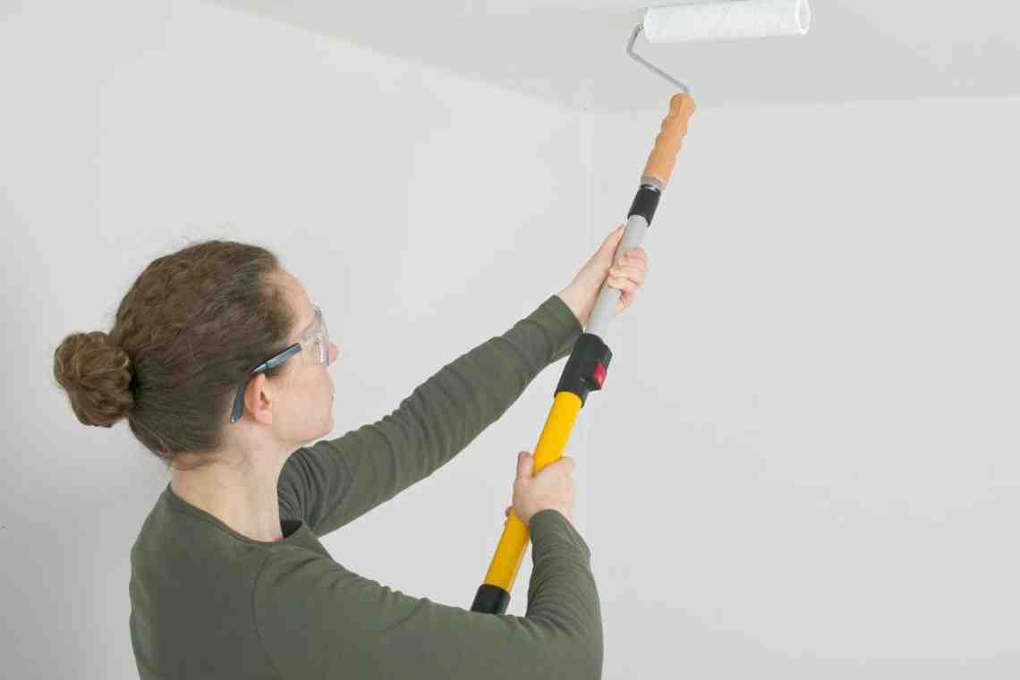 Как красить стены и потолок