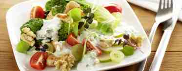 Низкокалорийные салаты в диетическом питании