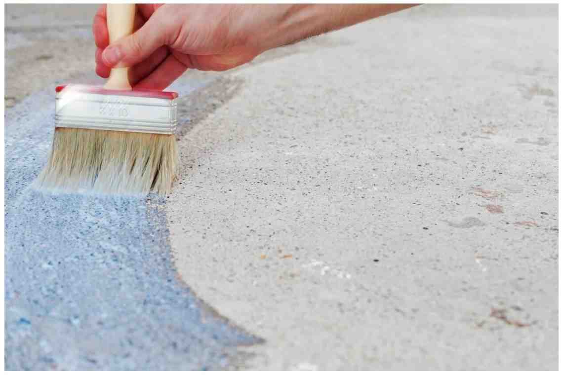 Как окрасить бетон